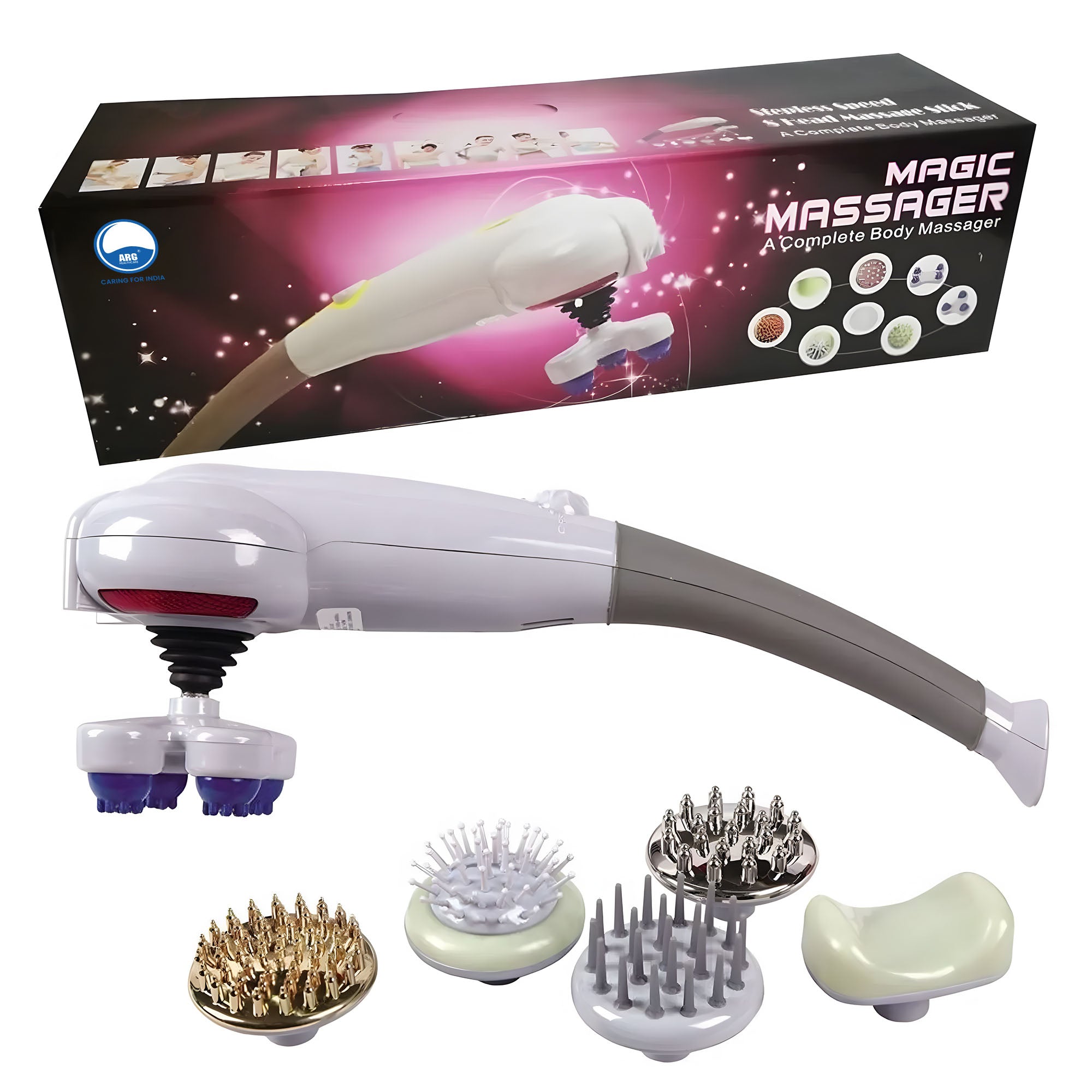 MAS Magic Massager – 8 in 1 Electric Body Massager