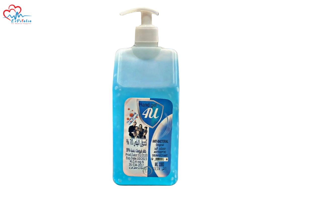 Hand Gel 4U – Ethyl Alcohol 70% Antibacterial Disinfectant (1 Liter)